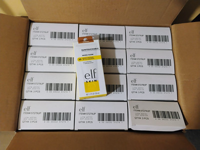 1 case of e.l.f. SKIN Suntouchable Whoa Glow Sunscreen SUNBURST lot
