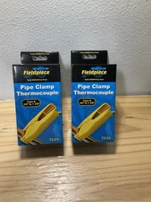 FIELDPIECE PIPE CLAMP THERMOCOUPLE TYPE K 3/8"- 1 3/8" Brand New TC24 SET OF 2