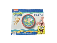 NEW SpongeBob SquarePants 3-Ring Inflatable Portable Indoor/Outdoor Kids' Pool