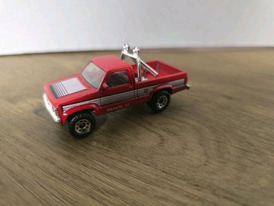 Matchbox Red 1987 Dodge Dakota 1:64 Vintage VTG Truck Diecast 1980s 