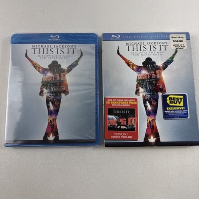 HTF Michael Jackson: This Is It 2 Disc Limited Edition w/ 3D Backstage Pass OOP