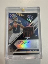 2022 Panini XR Malik Willis Rookie Patch Auto Autograph 1/1