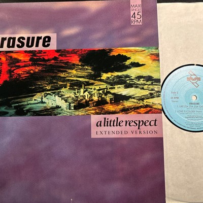 ERASURE - a little respect Vinyl 12  Maxi Single 45 RPM Extended Version