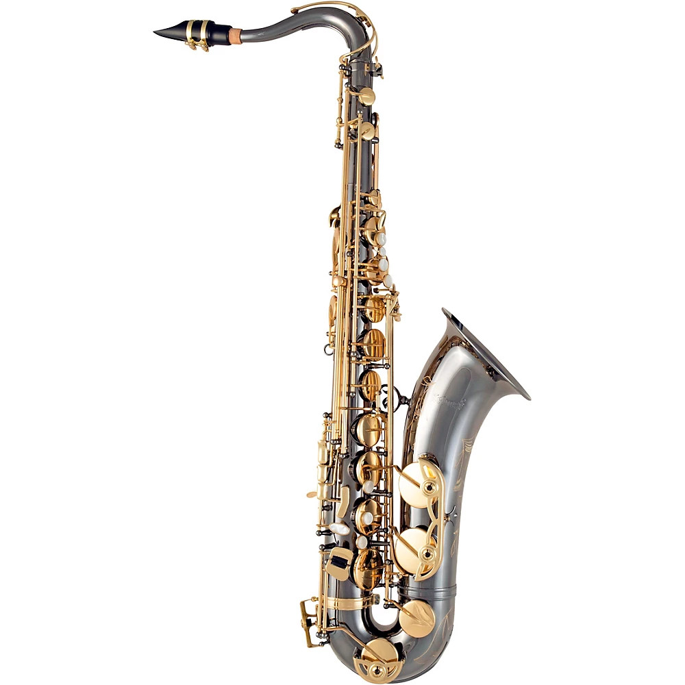 Selmer Tenor SaxophoneCaseR404 Mouthpiece Black Nickel Body Gold Lacquer Keys 617590₽