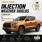 Premium Weather shields Weathershields For Mitsubishi Triton MV 2024+ Dual 4 pcs