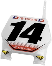 Cycra 1CYC-1211-02 Stadium Number Plate - Clear