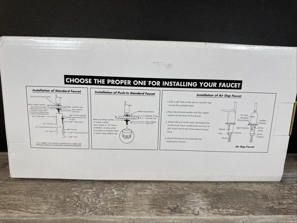 Кран с воздушным зазором Watts щетка хром подходит для всех систем фильтров - Изображение 2 из 4
