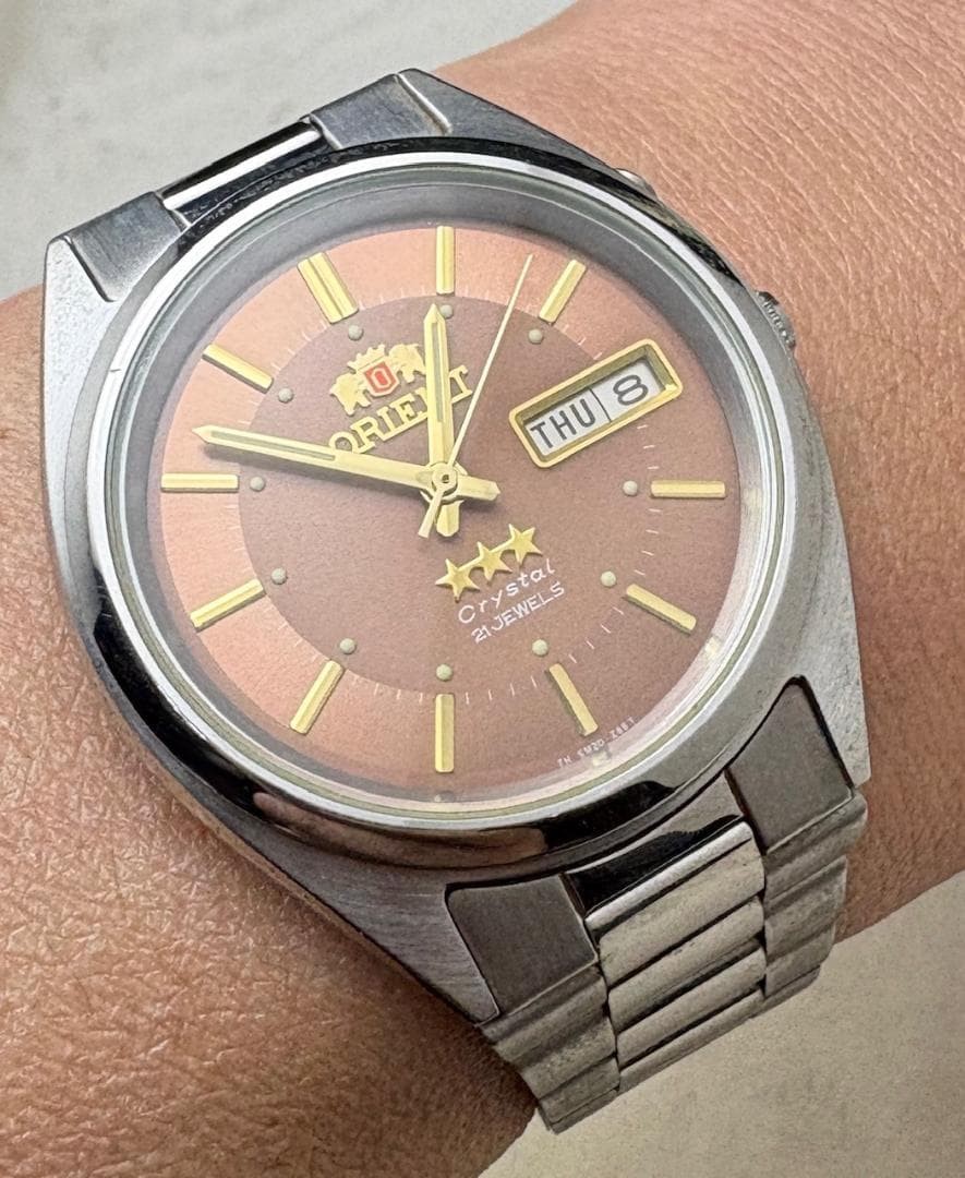 862Operating Orient Crystal Three Star Calendar A… - image 1