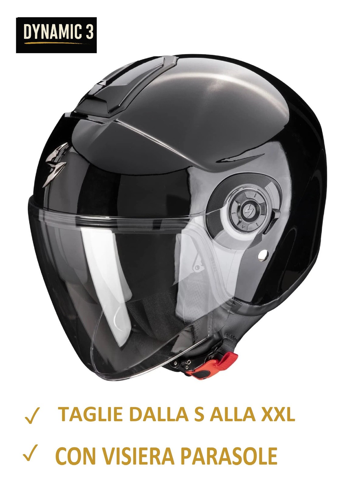 CRUIZER Casco Moto Modulare Caschi Scooter Omologato Doppia Visiera Nero Opaco