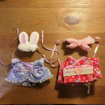 Sanrio Pitatto Furenzuki Sekaeo Clothes M Plush Doll Rabbit Dress Kimono #59fbc1