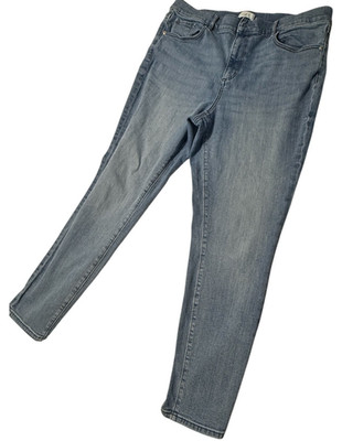 LOFT Outlet Women's Size 14 Mid Rise Stretch Jeans Light Wash Denim Pants