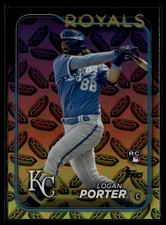 2024 Topps #666 Logan Porter Holiday Hot Dogs RC