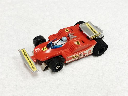 VINTAGE HO SLOT CAR AFX FERRARI T4 FORMULA INDY RACER BEAUTIFUL WORKING