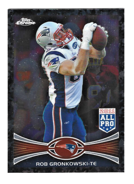 2012 Topps Chrome - Rob Gronkowski - Camo Refractor #/499