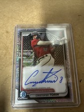 2024 Bowman - Chrome Prospect Mega Box Autographs Cristofer Torin #BMA-CT AU RC