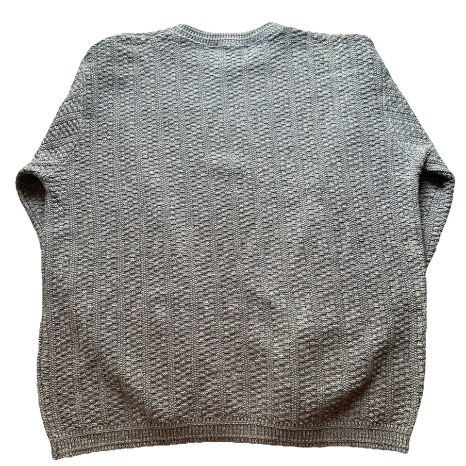 Vintage Consensus Sportswear Men’s L Hand Framed Grandpa Pullover Sweater USA 90 - Image 3 of 4