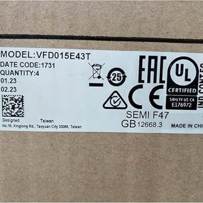 New Delta VFD015E43T Inverter Expedited Shipping