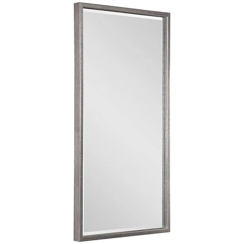 Uttermost Gabelle Glass MDF Wood and Paper Decorative Mirror in Silver - Picture 3 of 7