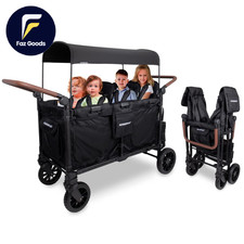W6 Luxe Pro Stroller Wagon 6 Seater Wagon Stroller with Seats Featuring 5-Point