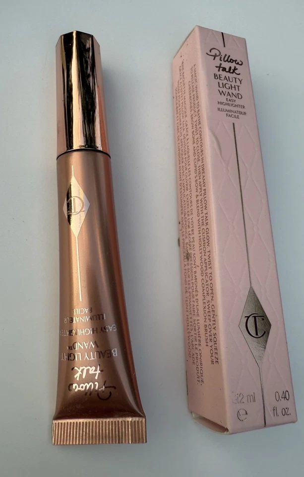 Charlotte Tilbury Beauty Light Wand Pillow Talk Brand New In Box Highlighter - Image 2 of 4