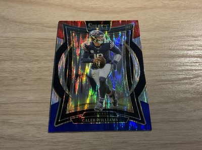 2024 Panini Select Caleb Williams Red White Blue Shock Prizm Rookie Card #25 RC