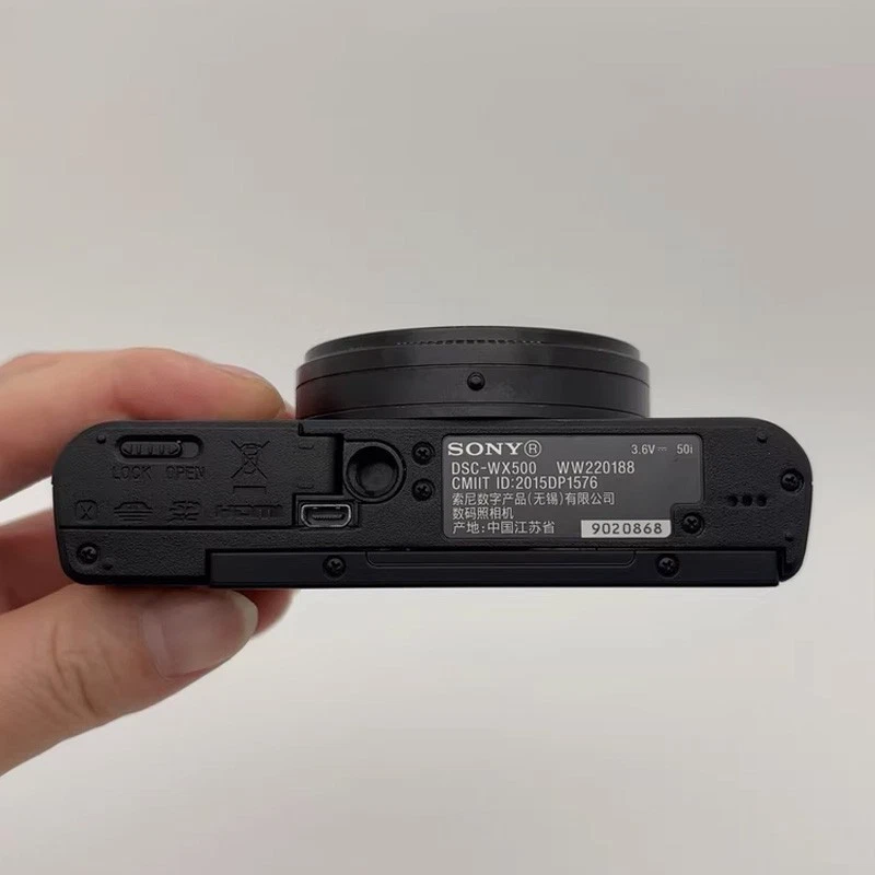 索尼 Cyber-Shot DSC-WX500 1800 万像素数码相机黑色英语语言 — 第 4/4 张图片