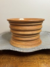 Hand Turned Wooden Bowl Centerpiece Rustic