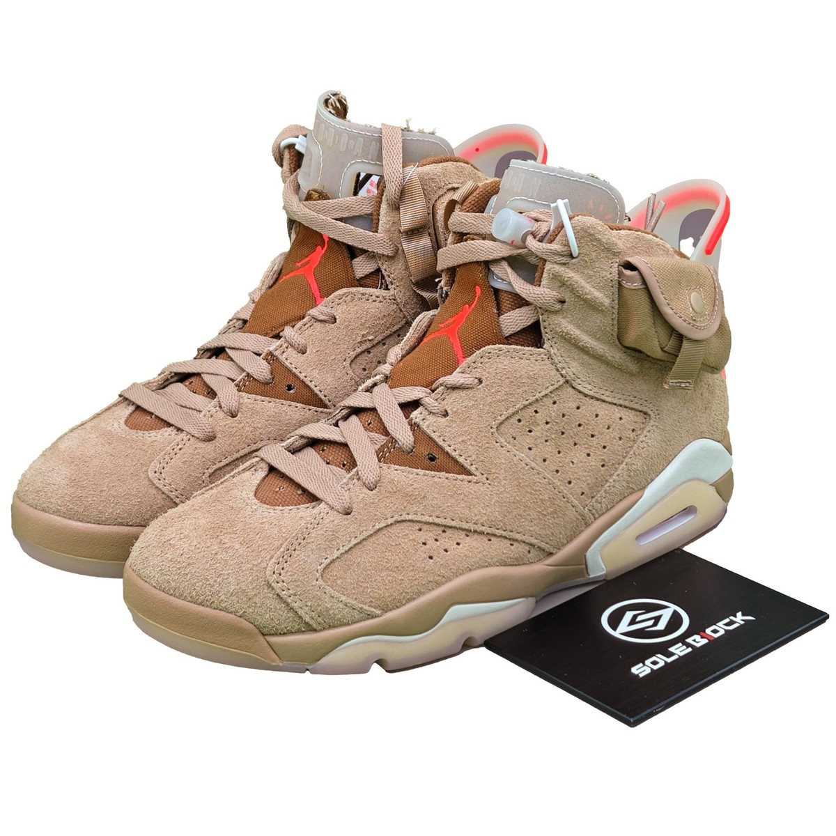 Air Jordan 6 Retro x Travis Scott Mid British Khaki
