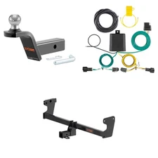 CURT Class 3 Tow Package Trailer Hitch, Wiring, Ball Mount - 13603, 56499, 45152
