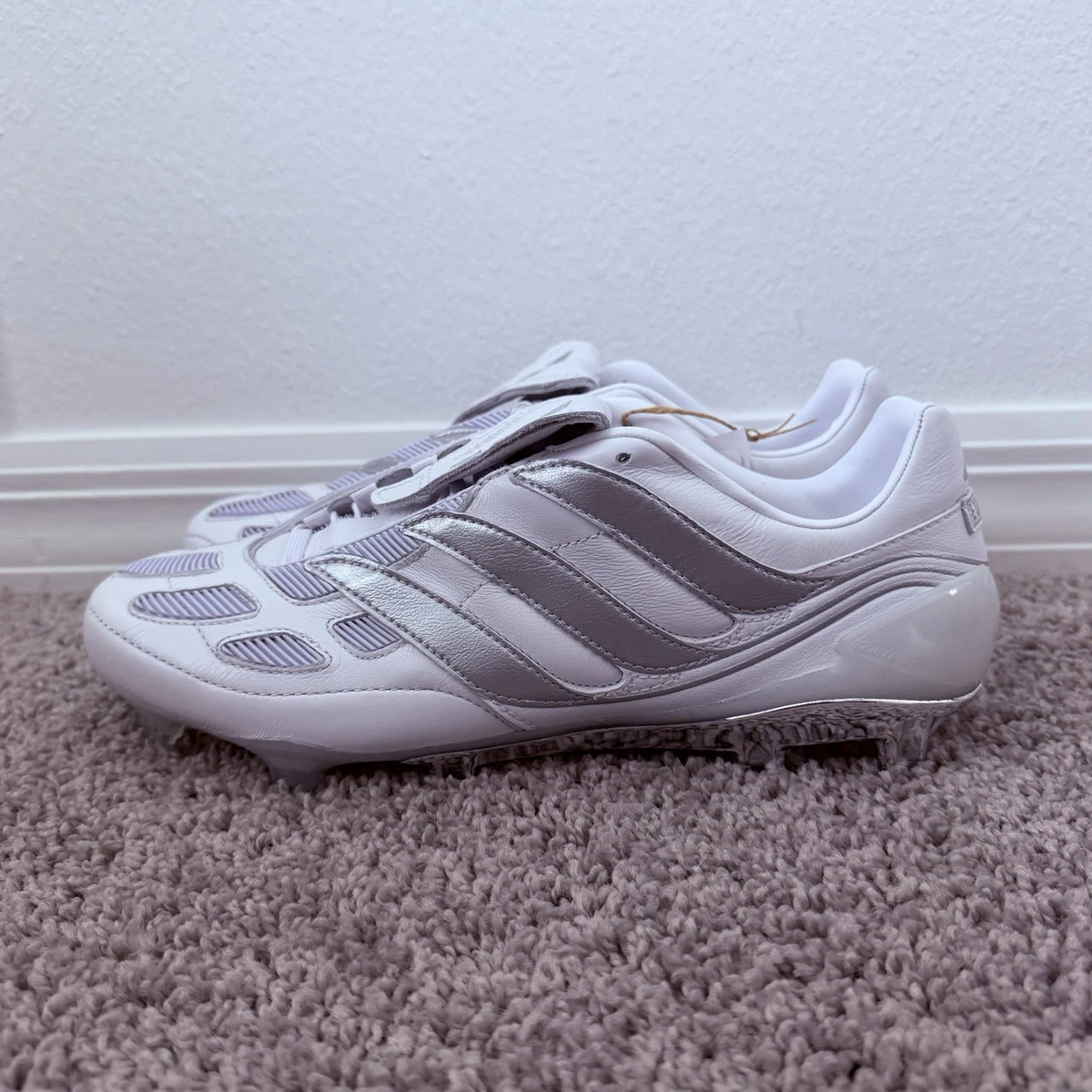 adidas Predator Precision FG White Silver Metallic for Sale