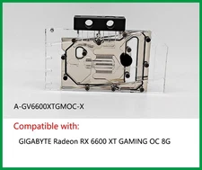Granzon GPU Wasserblock für GIGABYTE Radeon RX 6600 XT GAMING OC