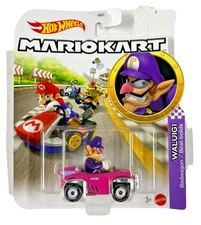 Hot Wheels Mario Kart - Waluigi Badwagon Diecast Kart - Brand New