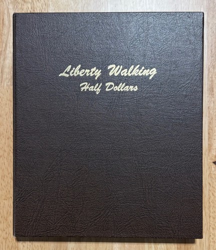 Liberty Walking Half Dollars Dansco Album 7160 NICE USED - NO COINS WAYX