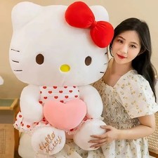 New Big Sanrio Hello Kitty Plush Toy - Soft Stuffed Doll Pillow, Kids 40cm UK