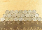 MERCURY DIME COLLECTION 1942 MIXED LOT 24PCS USA COINS ACTUAL SHOWN 90% SILVER