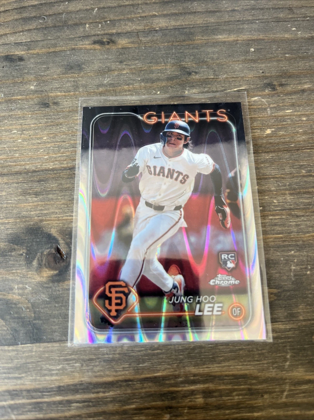 2024 Topps Chrome - Jung-Hoo Lee #201 RayWave Refractor (RC)