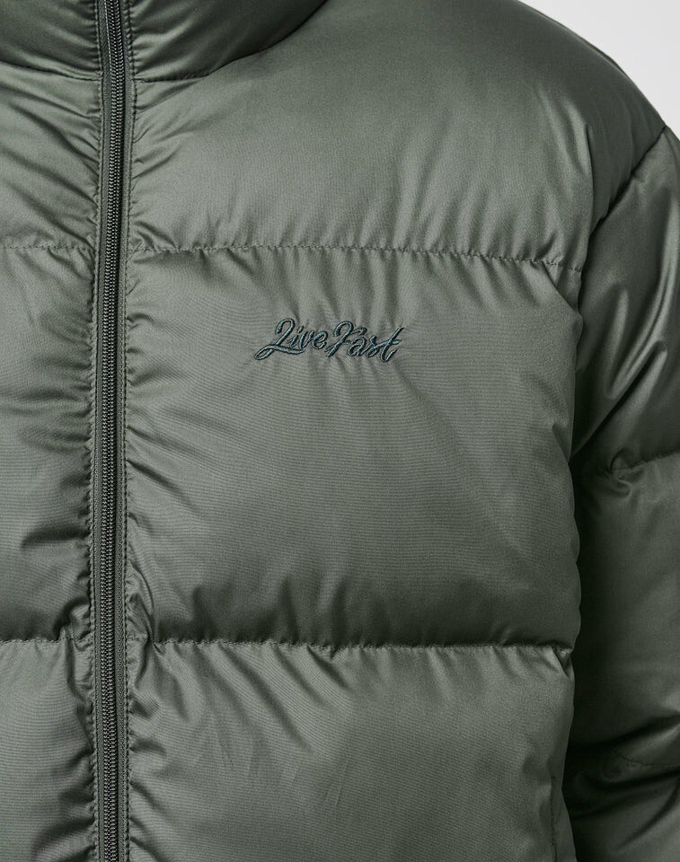 LFDY REVERSIBLE PADDED WINTER JACKET  MEDIUM MENS -OLIVE GREEN RRP £199 image 5