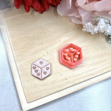 Love Dice Tools Coupe-argile polymère | Outil en argile imprimé en 3D | IrisCrafts7 UK