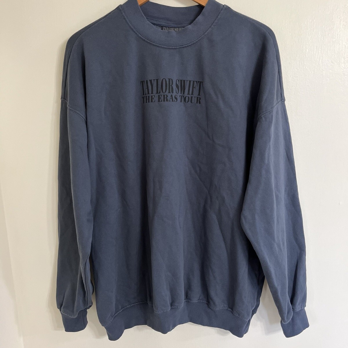 NEW Taylor Swift Eras Tour Official Merch Blue Crewneck Size