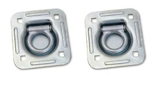 LIBRA Recessed D-Rings for Trailer RV Flush Mount Tiedown- Pack 2-27023