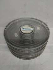 Magnetic Tape Computron Inc General Electric Round Storage Case 11.5" 4 Pieces