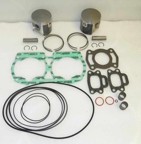 Sea-Doo 580 587 Top End Rebuild Kit Pistons Gaskets 77mm 1mm Oversize 1992-1996 - Picture 16 of 24