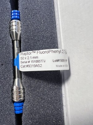 Restek Raptor HPLC Column FluoroPhenyl 2.7u 50 x2.1mm, 9319A52