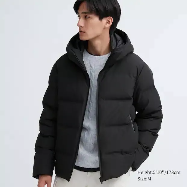 Black uniqlo jacket sale