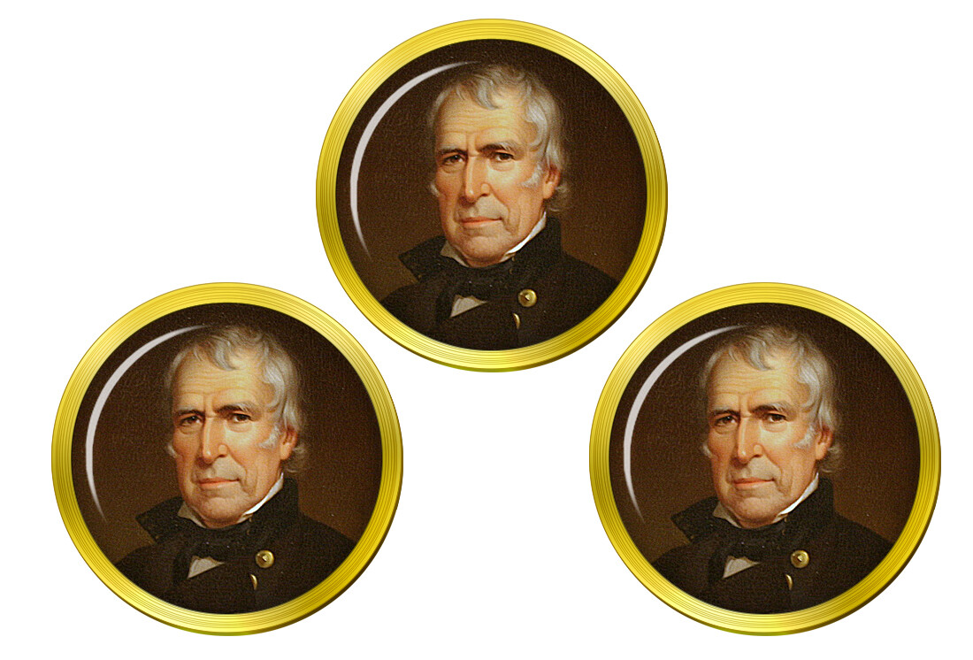 President Zachary Taylor Golf Ball Markers