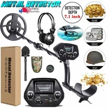 Deep Ground Metal Detector Digger Finder Waterproof Search Coil LCD Display