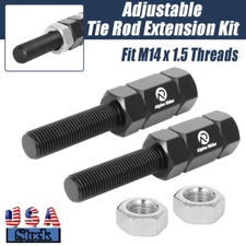 CNC Adjustable Tie Rod Extension Kit Fit Honda, Acura, Toyota, Lexus M14 x 1.5