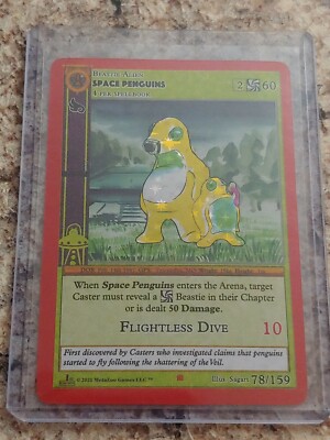 MetaZoo Space Penguins Cryptid Nation 1st Edition Reverse Holo 78