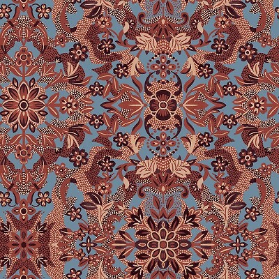 Tempaper - Co Обои нейтрального дизайна 165x205 Отклеивающиеся и приклеивающиеся Рубиново-голубые 4790₽