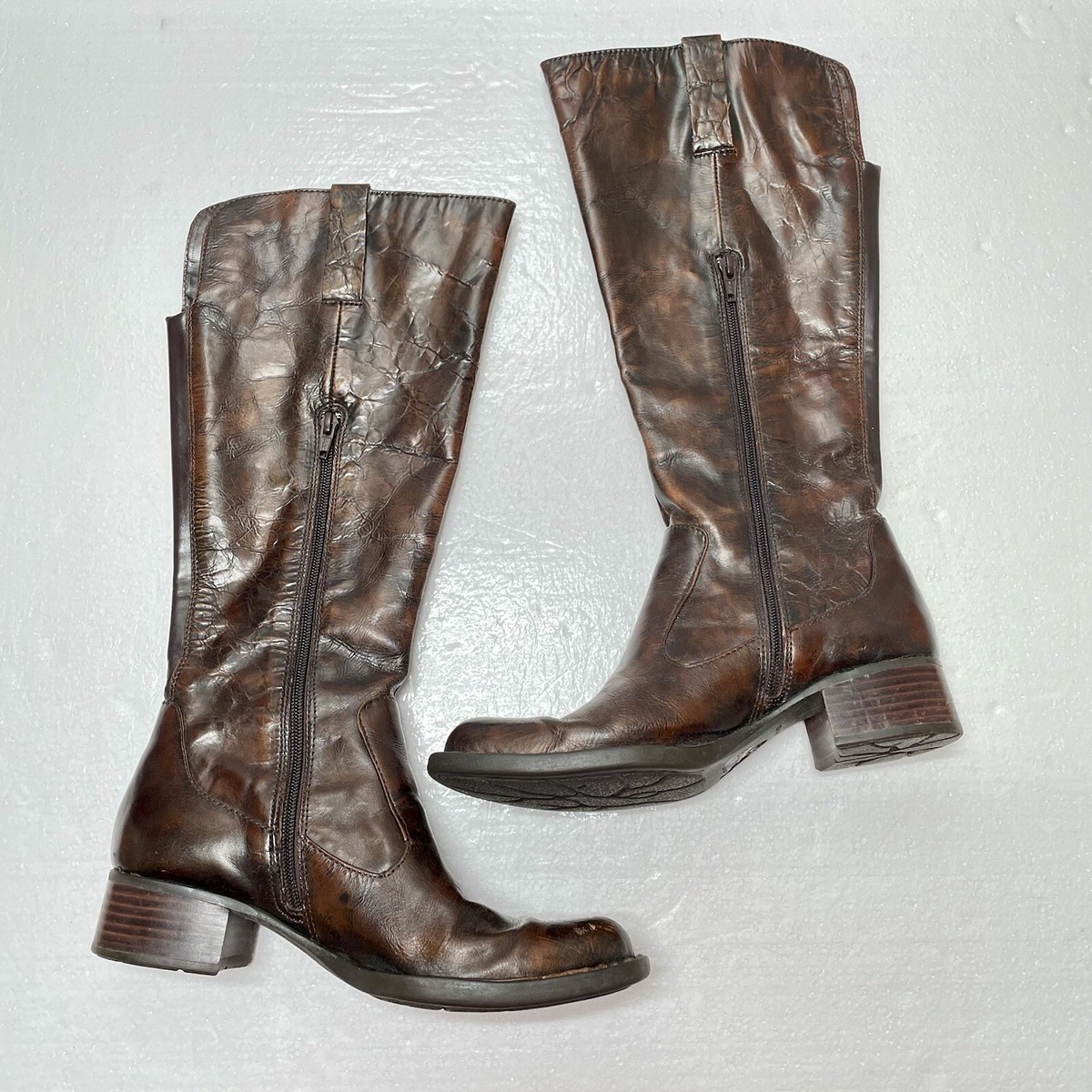 Bottes à fermeture éclair marron - Canada